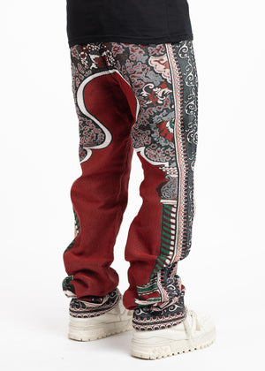 Falu Red Persian Tapestry Pants