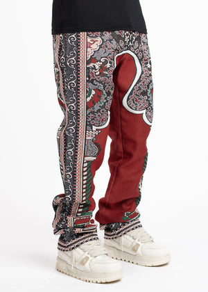 Falu Red Persian Tapestry Pants