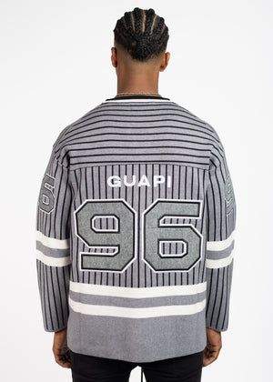 Shark Grey Knit Hockey Jersey