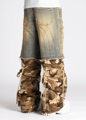 Desert Camo Convertible Denim