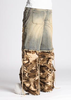 Desert Camo Convertible Denim