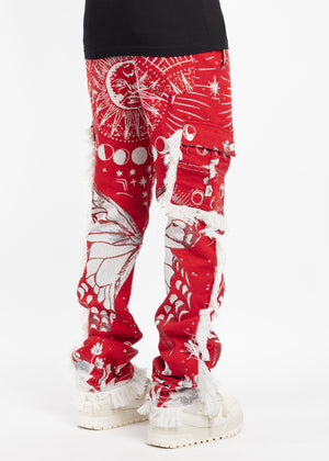 Blood Red Tapestry Pant