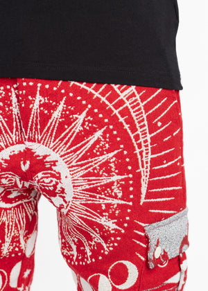 Blood Red Tapestry Pant