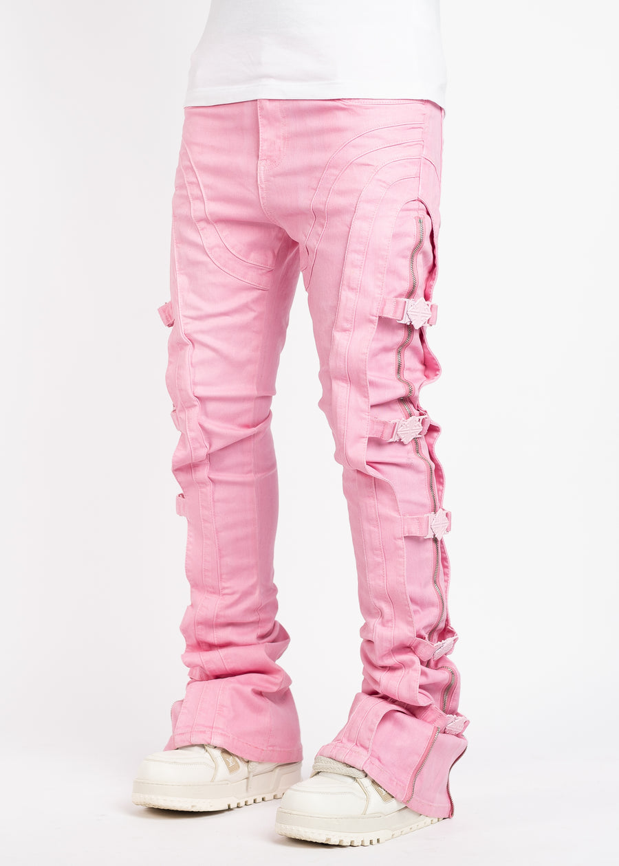 French Rose Waxed Premium Denim