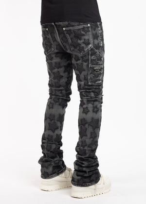 Obsidian Black Stars Denim