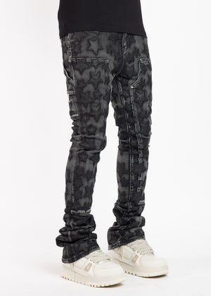 Obsidian Black Stars Denim