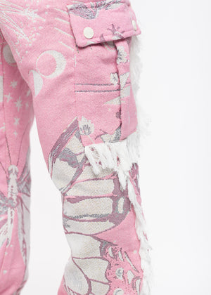 French Rose Tapestry Pant