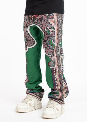 Emerald Green Persian Tapestry Pants