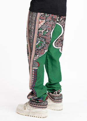 Emerald Green Persian Tapestry Pants