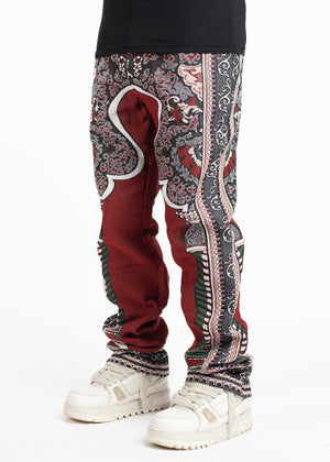 Falu Red Persian Tapestry Pants