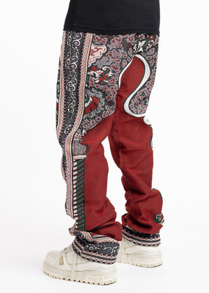 Falu Red Persian Tapestry Pants