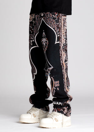 Obsidian Black Persian Tapestry Pants