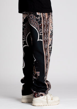 Obsidian Black Persian Tapestry Pants