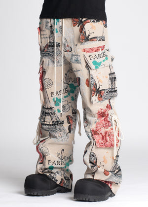 La Ville Lumiere Cargo Tapestry Pants