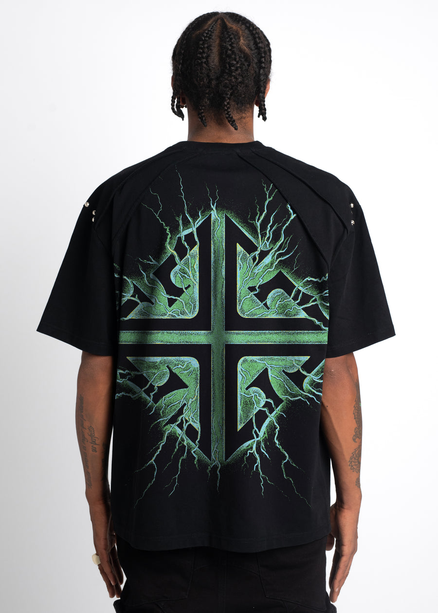 Obsidian Black Electroshock Therapy Tee