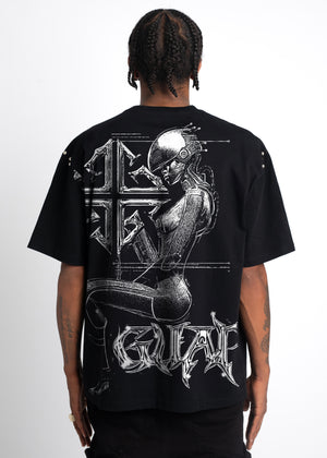 Obsidian Black Cyborg Tee