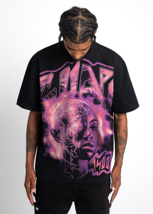 Obsidian Black Pink Tee