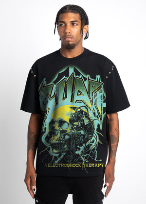 Obsidian Black Electroshock Therapy Tee