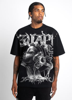 Obsidian Black Cyborg Tee