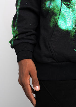 Obsidian Black Slime Hoodie