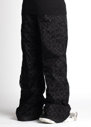 Obsidian Black Lace Pants