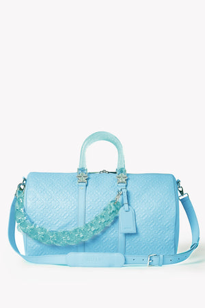 Aqua Blue Duffle Bag