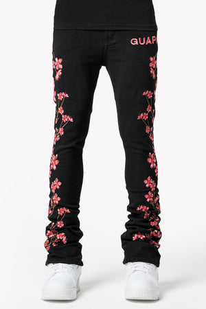 Obsidian Black Blossom Denim V3