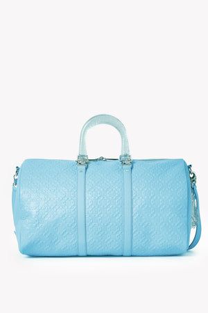 Aqua Blue Duffle Bag