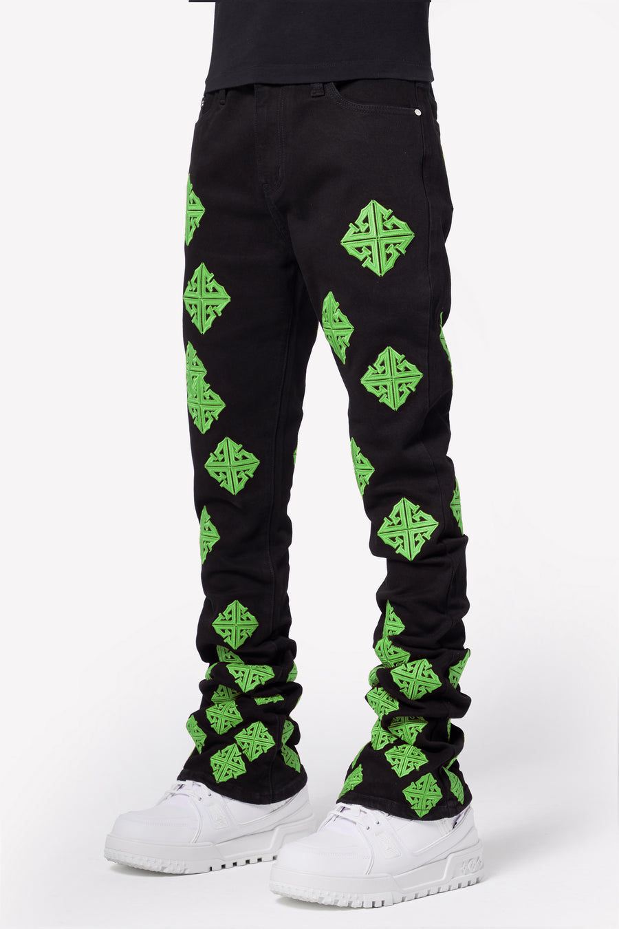 Slime Icon Stacked Denim