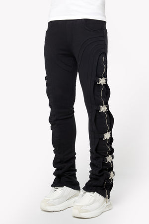 Obsidian Black Premium Sweat Pants