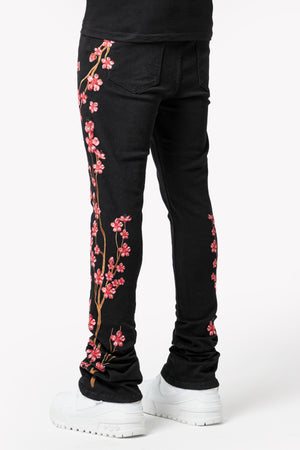 Obsidian Black Blossom Denim V3