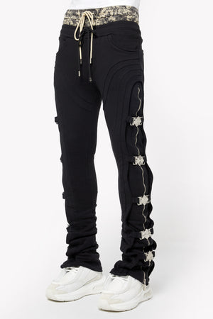 Obsidian Black Premium Sweat Pants