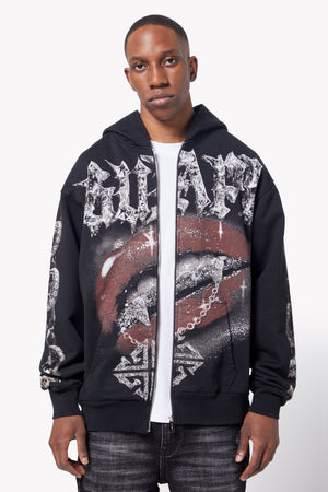 Chained Zip Hoodie