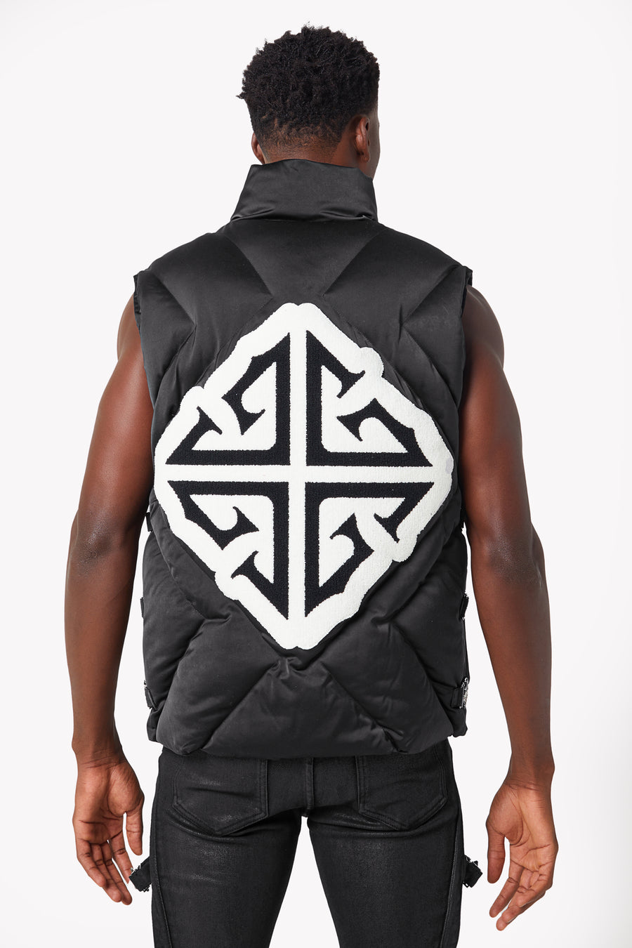 Obsidian Black Puffer Vest